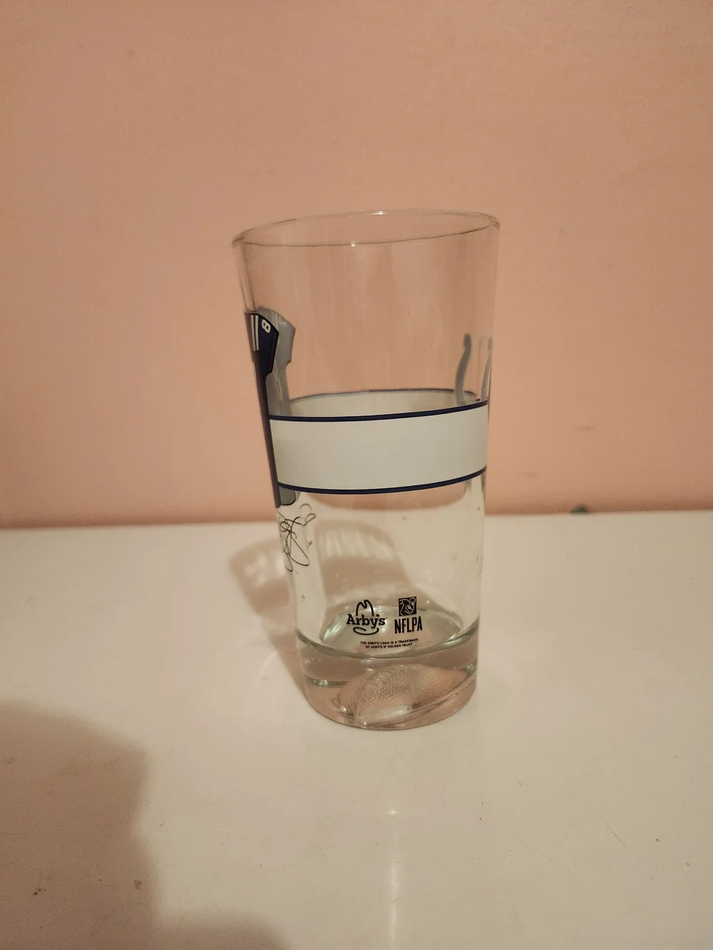 Indianapolis Colts Clear Pint Glass with Navy Logo